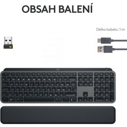 Logitech MX Keys S - GRAPHITE - US INT'L - BT - PLUS PALMREST