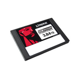 Kingston SSD DC600M 3840GB SATA III 2.5" 3D TLC (čtení/zápis: 560/530MBs, 94/59k IOPS, 1DWPD), Mixed-use