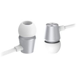 Swissten Sluchátka Earbuds Dynamic Ys500 Stříbrno/Bílé