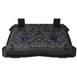 CANYON Chladící podstavec NS03 pro notebook 10-15.6", LED podsvícení, 2x ventilátor, 340x265x30mm