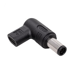 Akyga adaptér pro notebooky USB-C / 7.4 x 5.0 mm + pin HP