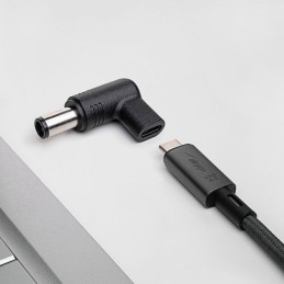 Akyga adaptér pro notebooky USB-C / 7.4 x 5.0 mm + pin HP