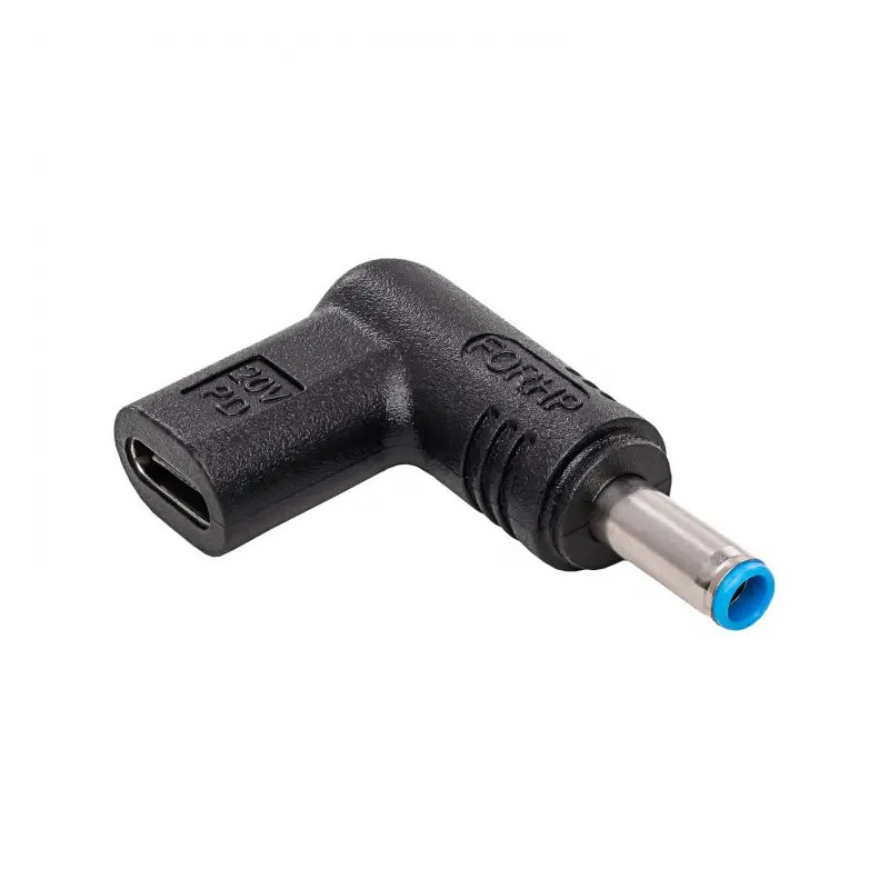 Akyga adaptér pro notebooky USB-C / 4.5 x 3.0 mm + pin HP