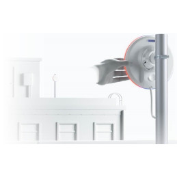 Ubiquiti UniFi Building Bridge UBB, 60/5 GHz, 17.2dBi, rychlost 1700/866 Mb, LAN 1Gb, GPS, PoE