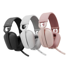 Logitech Zone Vibe Wireless MS bluetooth headset - ROSE - EMEA