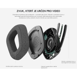 Logitech Zone Vibe Wireless MS bluetooth headset - ROSE - EMEA