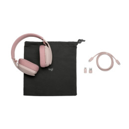 Logitech Zone Vibe Wireless MS bluetooth headset - ROSE - EMEA