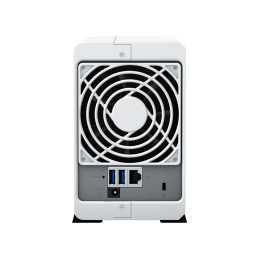 Synology DiskStation DS223j, 2-bay NAS, CPU QC Realtek RTD1619B, RAM 1GB, 2x USB 3.2, 1x GLAN