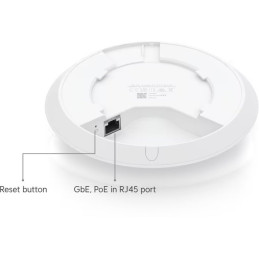 Ubiquiti Přístupový bod Dualband UniFi U6+ WiFi 6 (802.11ax), MIMO 2.4 Ghz+ 5 GHz, PoE-in