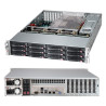 SUPERMICRO 2U chassis 12x 3,5" HS SAS/SATA/NVMe + volitelný 2x 2,5", 2x800W (80PLUS tit.)