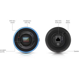 Ubiquiti UniFi AI DSLR Long-Distance – 4K profesionální AI kamera s teleobjektivem, LD