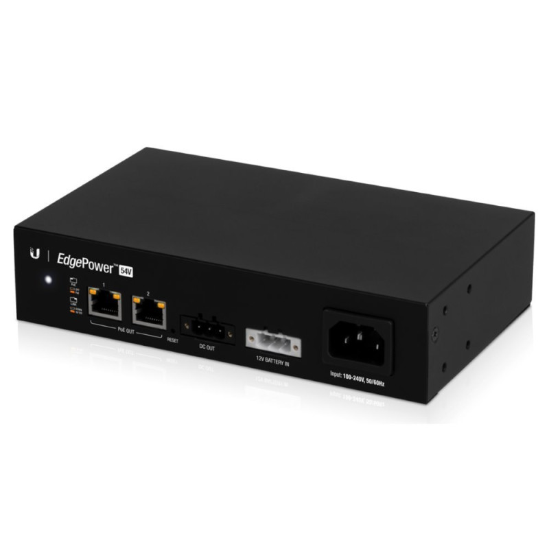 Ubiquiti Záložní zdroj/Poe Injektor, UPS, 54V DC, 72W, PoE, 2x RJ-45, černý (baterie není součásti balení)