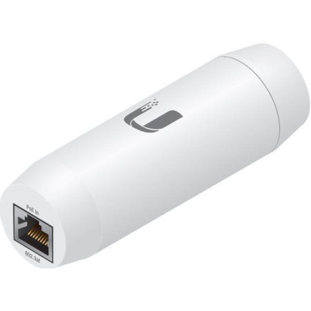 Ubiquiti PoE konvertor, Gbit, 48V na 24V/0,5A, venkovní, bílý