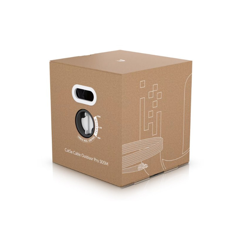 Ubiquiti Kabel venkovní, vysoce dodolný proti nepříznivému počasí, Cat.5e, STP, 305m