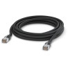 Ubiquiti Patch kabel, venkovní, STP, Cat.5e, 5m, černá
