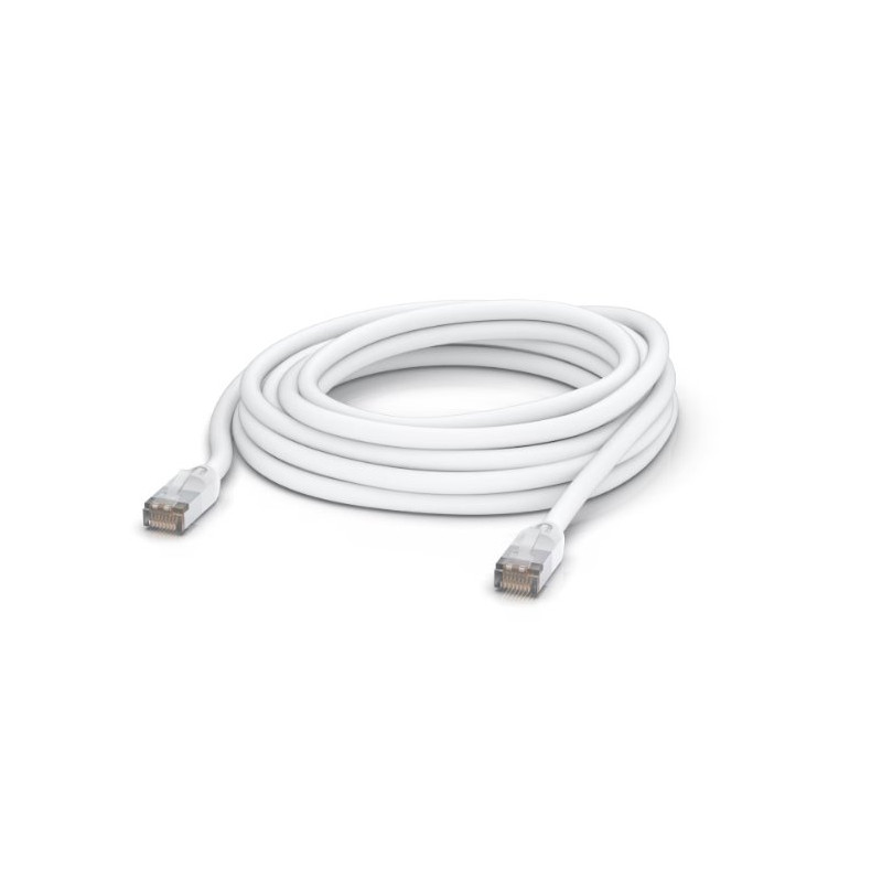 Ubiquiti Patch kabel, venkovní, STP, Cat.5e, 8m, bílá