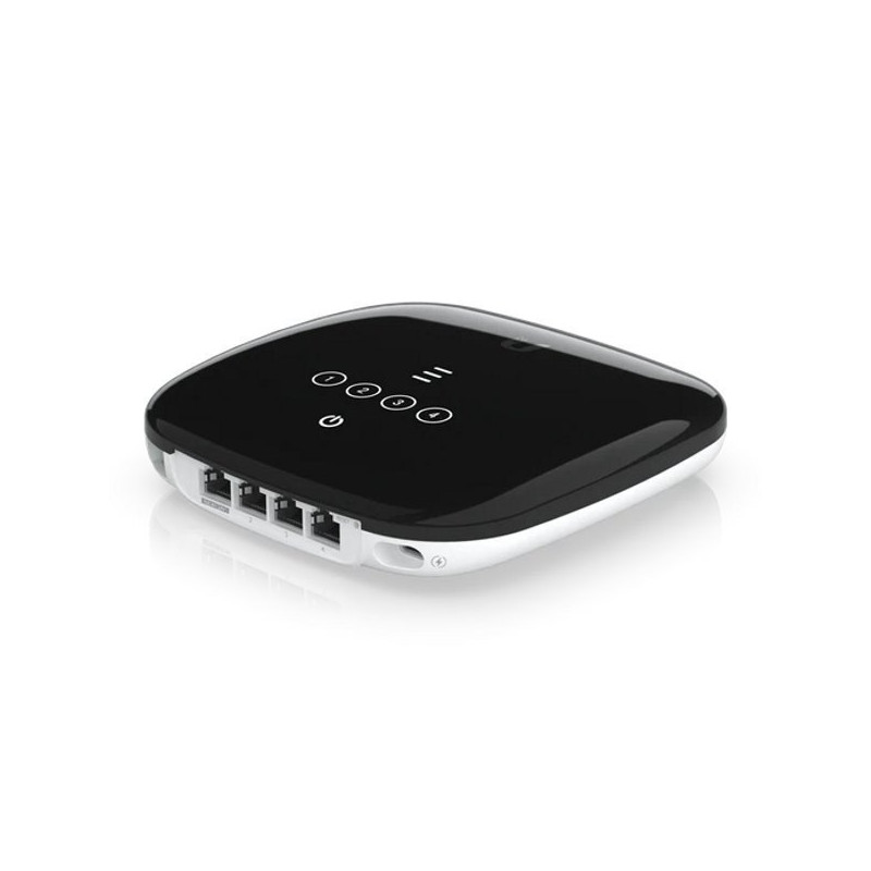 Ubiquiti Klientská jednotka, Wi-Fi, 802.11ax, 4x Gbit RJ-45, GPON (SC/APC), černá
