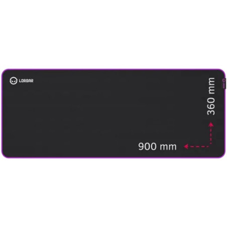 LORGAR podložka pod myš MAIN 319 (XL), 900 x 360 x 3mm