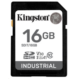 Kingston paměťová karta 16GB Industriální SDHC UHS-I C10