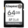 Kingston paměťová karta 64GB Industriální SDHC UHS-I C10