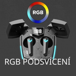 Herní sluchátka "Doublebee" GTWS-2 žlutá