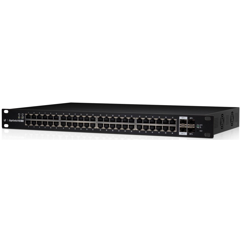 Ubiquiti EdgeSwitch ES-48-500W, 48x1000Mbps, 2x 1G SFP + 2x 10G SFP, PoE/PoE+/PoE24V (500W)