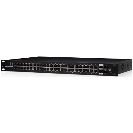 Ubiquiti EdgeSwitch ES-48-500W, 48x1000Mbps, 2x 1G SFP + 2x 10G SFP, PoE/PoE+/PoE24V (500W)