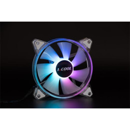 1stCOOL AURA EVO ARGB PWM Crystal 120mm transparentný ventilátor