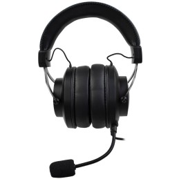 AROZZI herní sluchátka ARIA Black/ náhlavní/ 2x 3,5" jack/ redukce na 1x 3,5" jack/ odnímatelný mikrofon