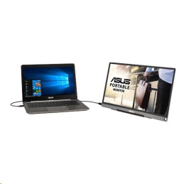 ASUS ZenScreen MB14AC 14" IPS prenosný USB-C monitor 1920x1080 5ms 250cd čierno-strieborný