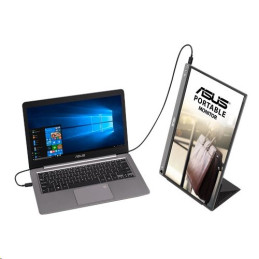 ASUS ZenScreen MB166C 15,6" IPS prenosný USB-C monitor 1920x1080 5ms 250cd čierno-strieborný