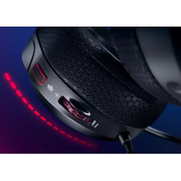 LORGAR herní headset Kaya 360, USB-A, 7.1 sound, výsuvný mikrofon s podsvícením