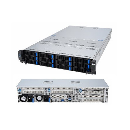 ASUS RS720A 2U Server 2XSP5,24x DDR5 ECC. 12xHS HDD ,10G,8NVMe/OCP,IPMI