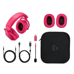 Logitech G PRO X 2 LIGHTSPEED Wireless Gaming Headset - MAGENTA - EMEA