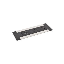 Legrand - Incara™ Multilink - Modular. zapuštěný blok kov: 2x2P+T/USB A+C (15W), kabel 2m