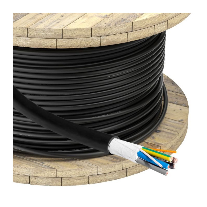 Akyga Napájecí kabel EV CU 5x6mm2 + 2x0,75mm2 3-fázový 32A 450/750V, metráž