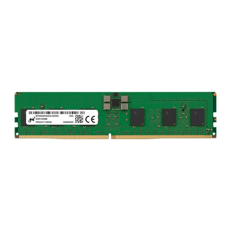 Micron DDR5 RDIMM 16GB 1Rx8 4800 CL40 (16Gbit) (Single Pack)