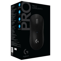 Logitech G PRO X SUPERLIGHT 2 LIGHTSPEED Gaming Mouse - BLACK - 2.4GHZ