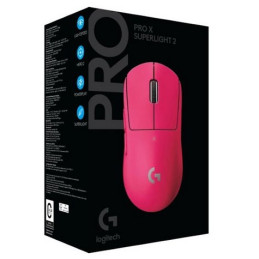 Logitech G PRO X SUPERLIGHT 2 LIGHTSPEED Gaming Mouse - PINK - 2.4GHZ