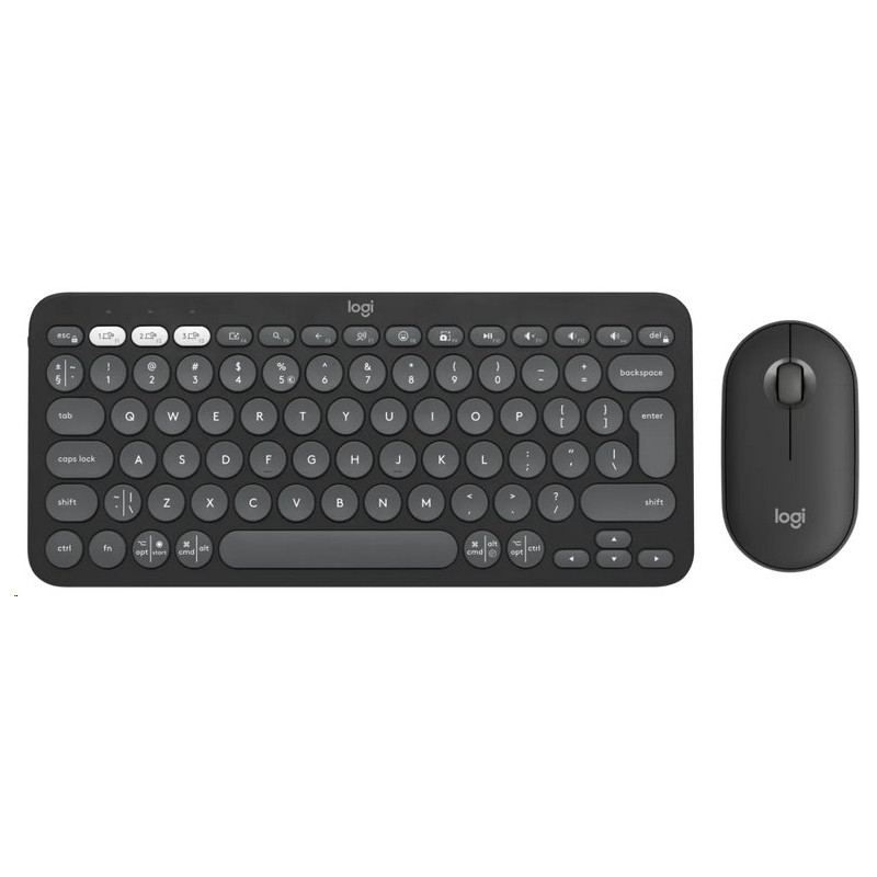 Logitech Pebble 2 Combo - TONAL GRAPHITE - US INT'L - 2.4GHZ/BT - INTNL-973 - UNIVERSAL