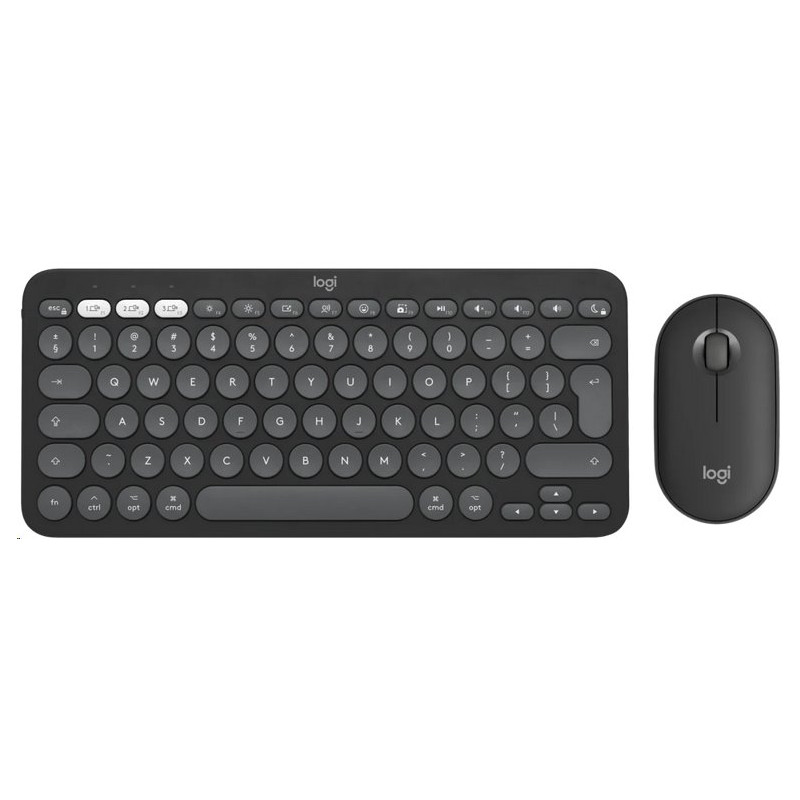 Logitech Pebble 2 Combo - TONAL GRAPHITE for Mac - US INT'L - 2.4GHZ/BT - INTNL-973 - MAC