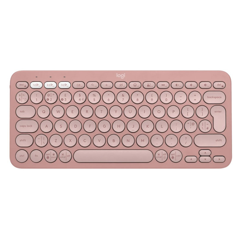 Logitech Pebble Keys 2 K380s - TONAL ROSE - US INT'L - BT - INTNL-973 - UNIVERSAL