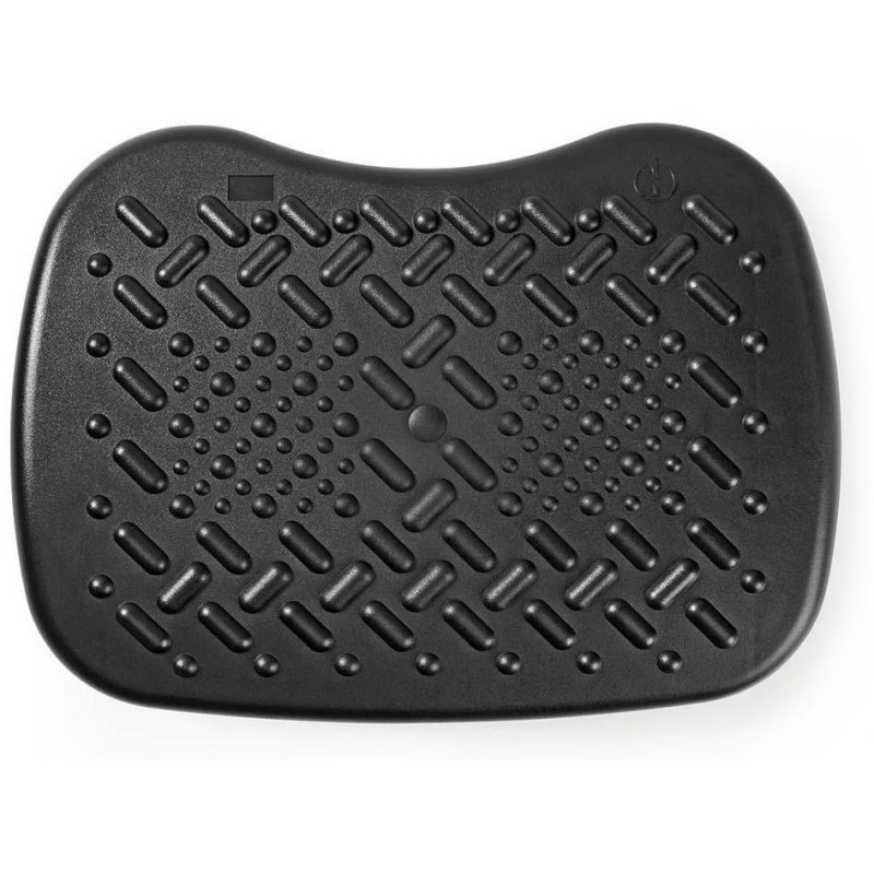 POŠKOZENÝ OBAL - NEDIS ergonomická podnožka/ nastavitelné úhly/ plastová/ černá