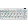 Logitech G PRO X TKL LIGHTSPEED Gaming Keyboard - WHITE - US INT'L - 2.4GHZ/BT - TACTILE