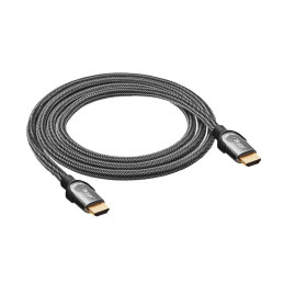 Akyga Kabel HDMI 2.1 (M) stíněný měď, 4K/8K 48Gbps, černý 1,5 m