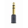 Gembird audio adaptér 6.35 mm (M) na 3.5 mm stereo jack (F)
