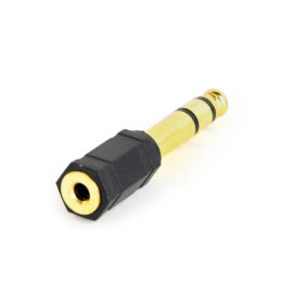 Gembird audio adaptér 6.35 mm (M) na 3.5 mm stereo jack (F)