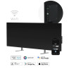 AENO GH4s Chytré Topení, infrared + konvekce, tvrzené sklo,LED displej, 700W, Černá