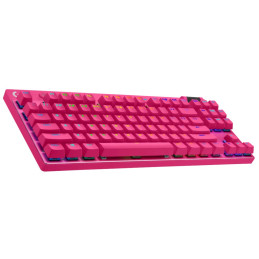 Logitech G PRO X TKL LIGHTSPEED Gaming Keyboard - MAGENTA - US INT'L - 2.4GHZ/BT - TACTILE