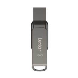 Lexar flash disk 64GB - JumpDrive D400 Dual USB-C & USB-A 3.1 (čtení až 130MB/s)